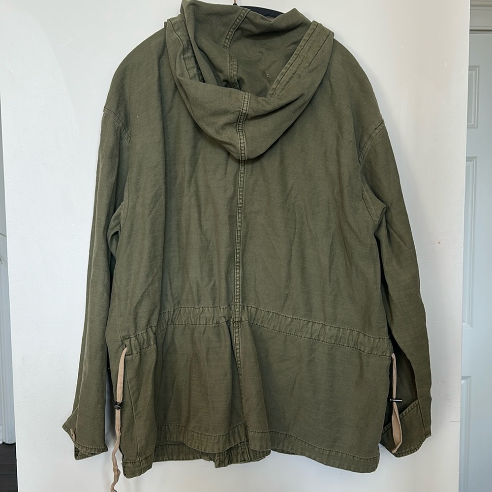 Free People Joshua Tree Oversized Durable Utility Jacket Granola Girl Fall XS - Picture 2 of 14